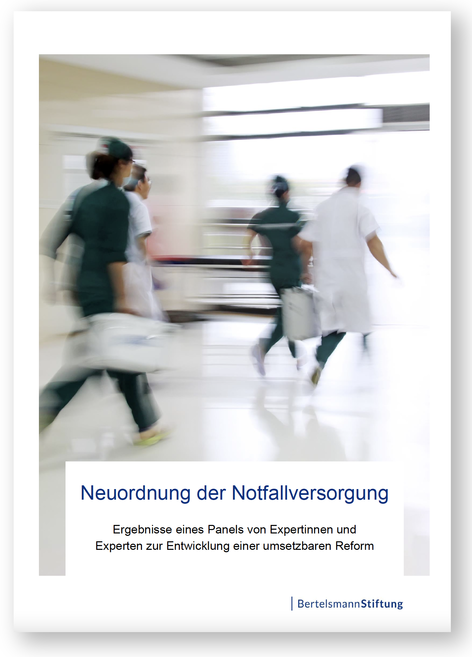 Titelseite des Bertelsmann-Papiers zur Reform der Notfallversorgung